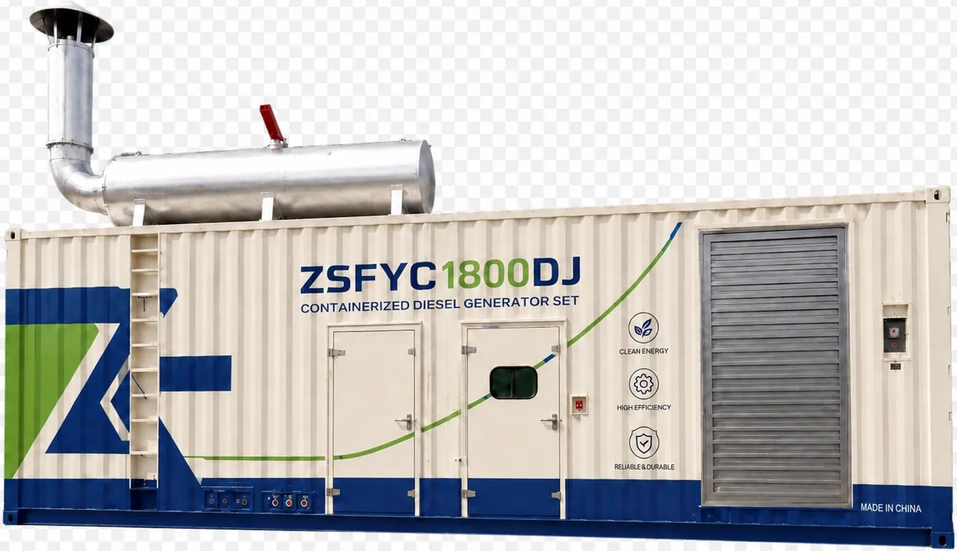 Containerized generator set for off-grid and industrial power projects