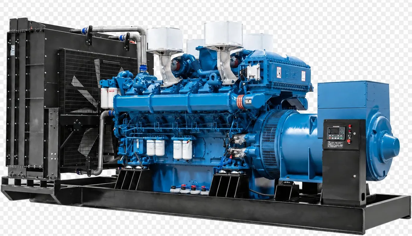 Diesel generator set for industrial power supply
